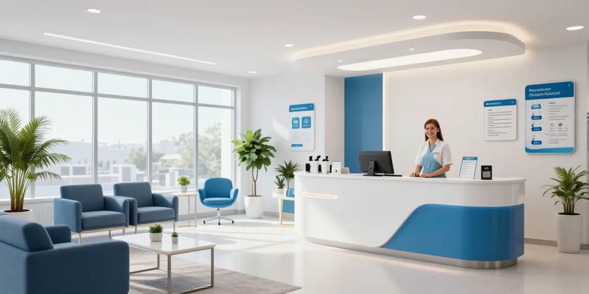 Hair transplant Turkey: Modern healthcare clinic providing patient care and consultations for hair restoration.