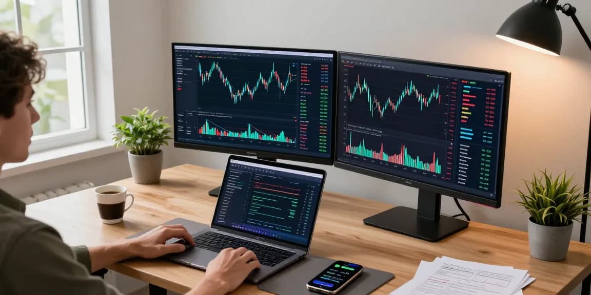 Professional trading setup featuring xxc 1000 x 2024 analysis, blockchain charts, and digital security elements.