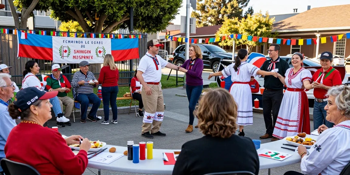 Polish community members engaging in cultural activities at https://www.sfpol.com/ in San Francisco.