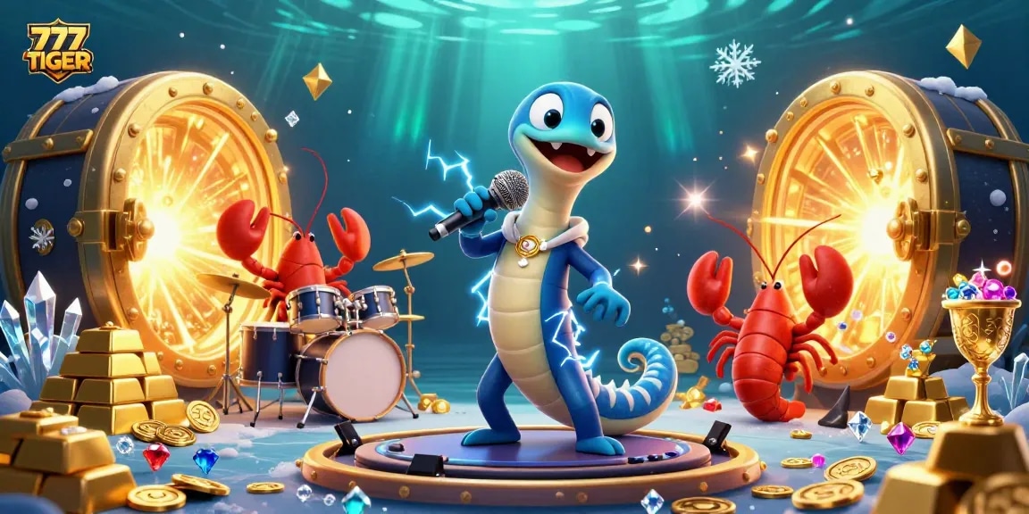 Experience thrilling gaming moments at 777TIGER with an electrifying underwater casino scene.