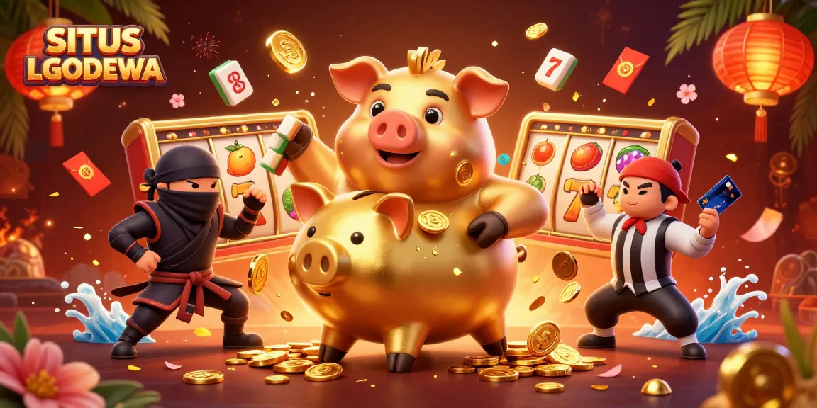 Experience thrilling gameplay with SITUS LGODEWA's vibrant slot scenes featuring dynamic 3D characters.