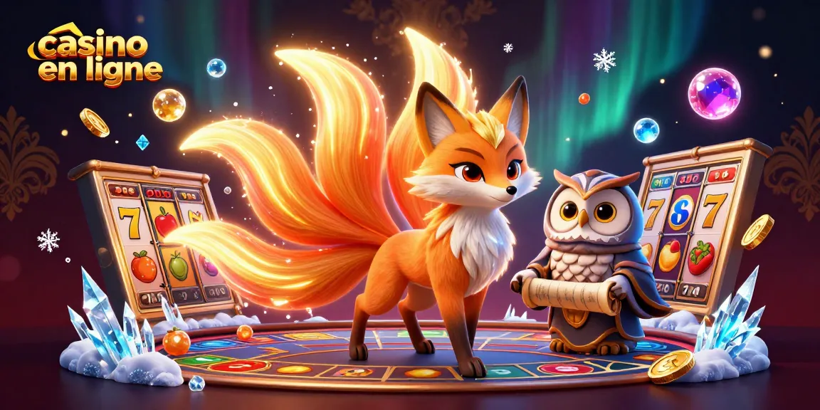 Vivez des gains palpitants au casino en ligne avec des personnages de dessins animés en 3D et des rouleaux de machines à sous dans une scène de jeu vibrante.