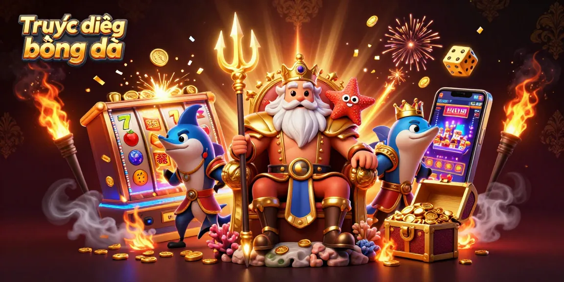 Experience Trực tiếp bóng đá with vibrant scenes of excitement and thrilling game elements bursting around.