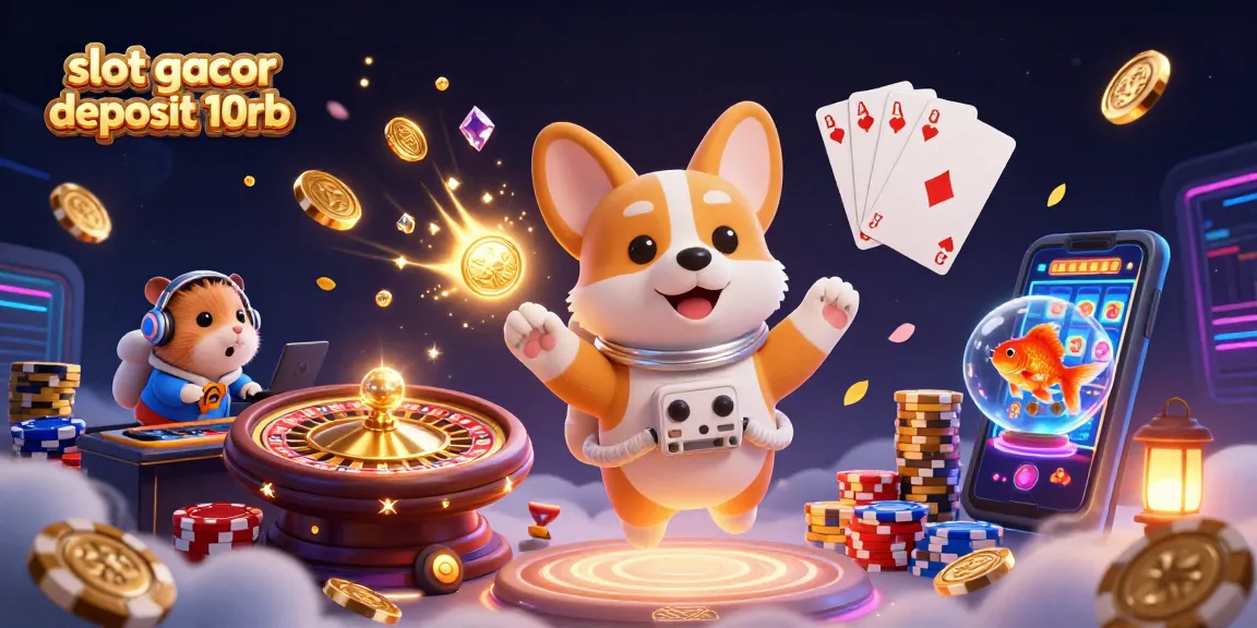 Play slots and enjoy big wins with slot gacor deposit 10rb in a dynamic space casino scene.