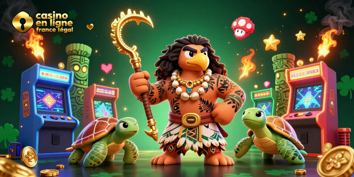 Profitez du jeu dans un casino en ligne légal en France avec des personnages colorés et un décor enchanteur.