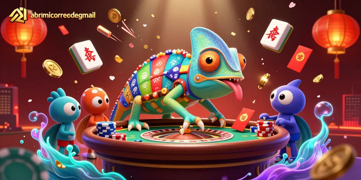 Engage in thrilling games at abrirmicorreodegmail, showcasing a vibrant 3D casino scene.