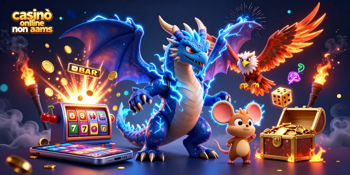 Interagisci con un gameplay emozionante nei casinò online non AAMS con slot vivaci e draghi mozzafiato.