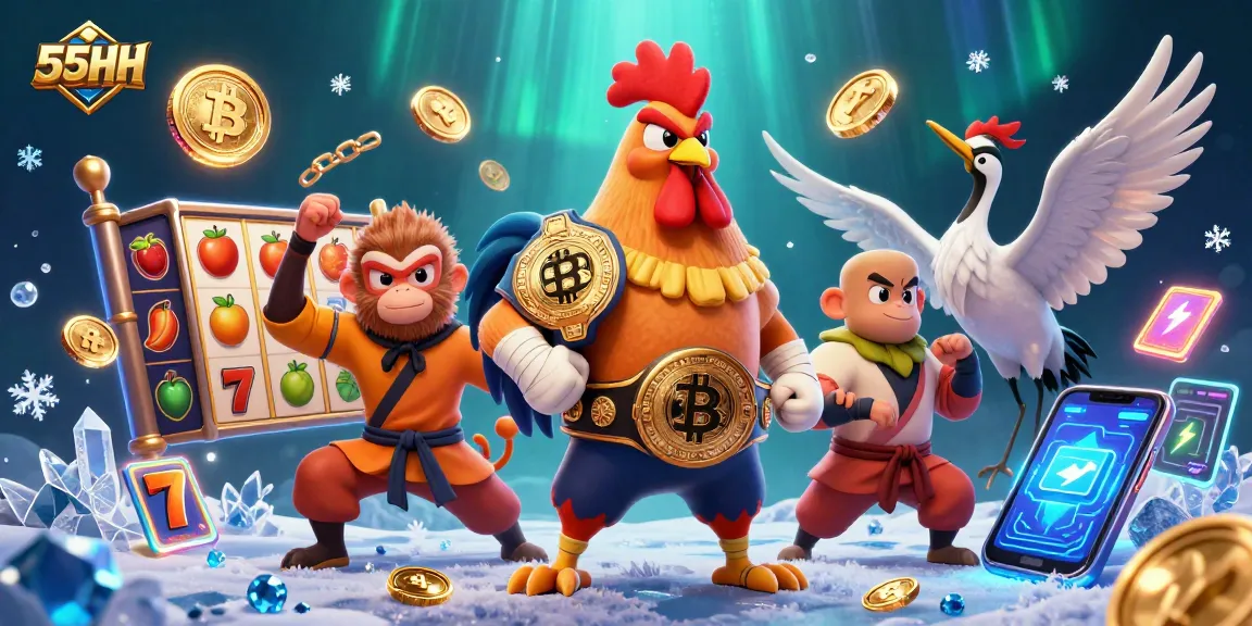 Engage with thrilling slot action at 55HH with dynamic 3D casino characters and rich gaming elements.