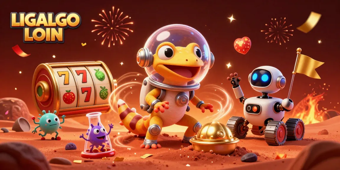 Play slots and explore the exciting LIGALGO LOGIN casino adventure in a galactic setting.