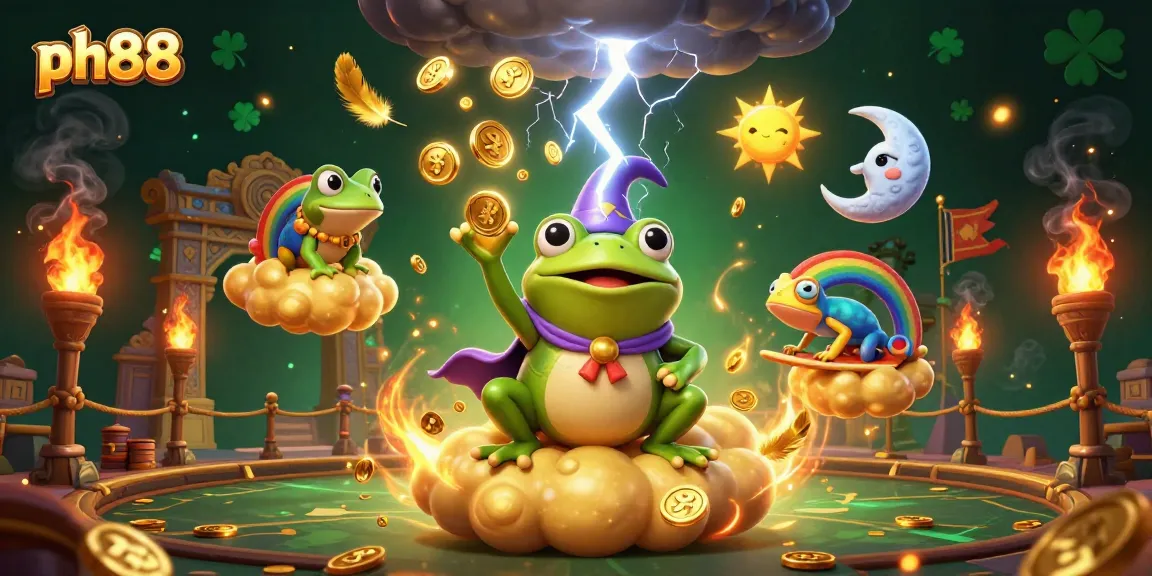 Experience thrilling gameplay at ph88 with a storm of golden coins and casino excitement.