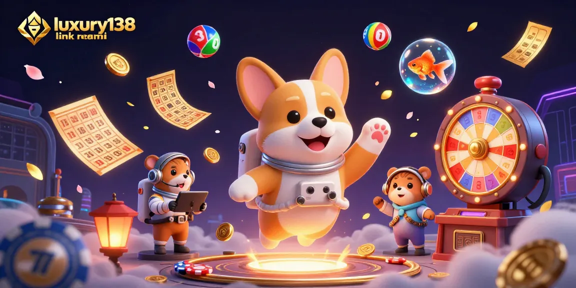 Engage with the thrilling gameplay of luxury138 link resmi in a vibrant casino space scene.