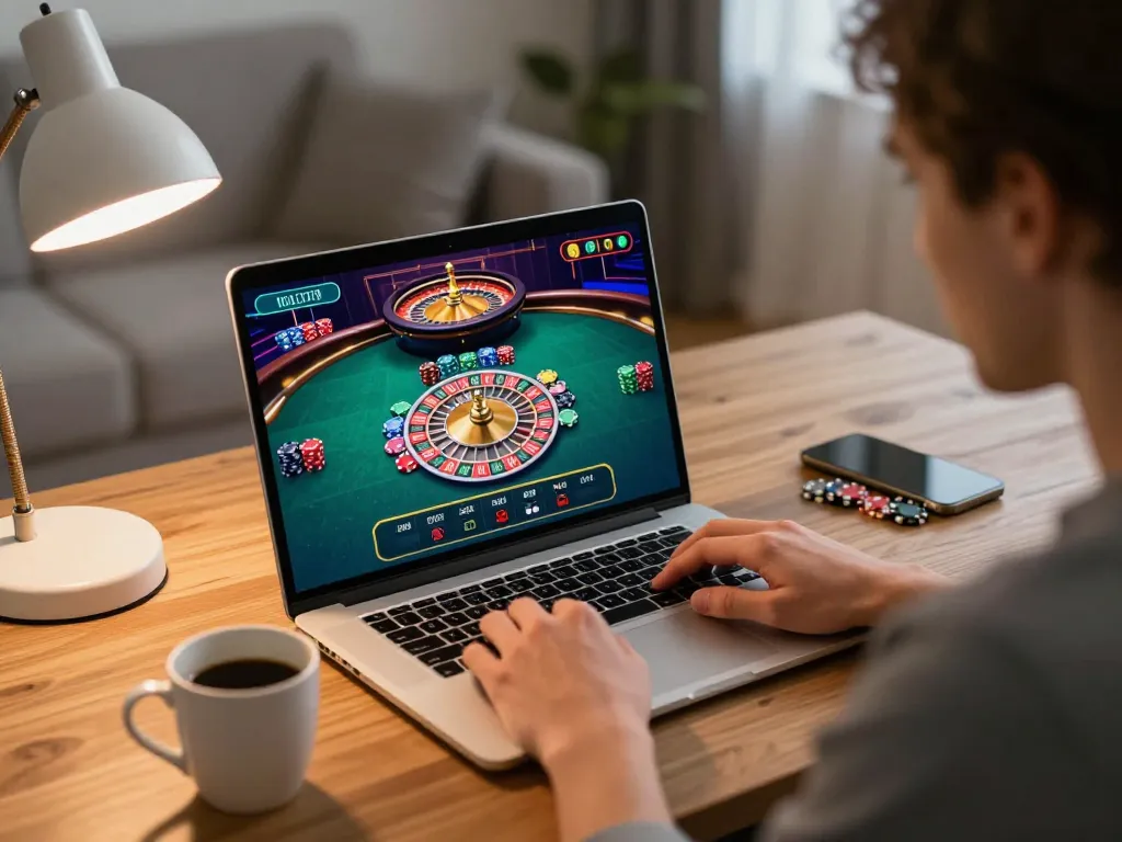 Experience thrilling gameplay with XN88 online casino on your laptop at home.