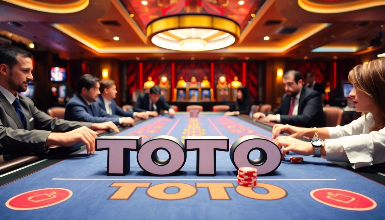 Menangkan permainan TOTO di kasino dengan meja permainan yang menarik.