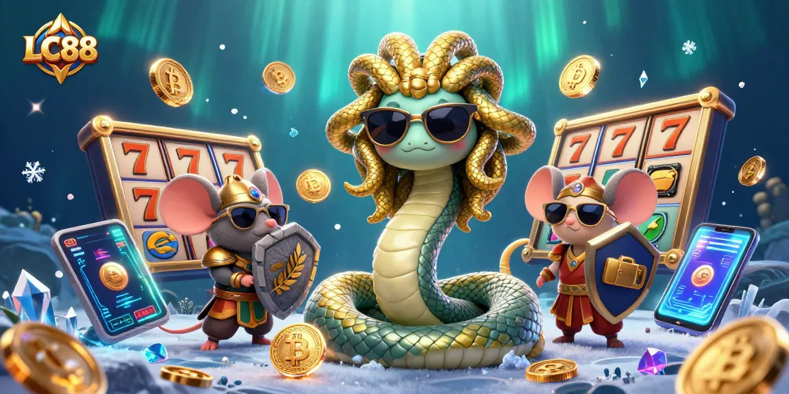 Join the excitement at LC88 with Medusa and friends as they slot their way to jackpots and cryptocurrencies!